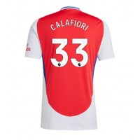 Camisa de time de futebol Arsenal Riccardo Calafiori #33 Replicas 1º Equipamento 2024-25 Manga Curta